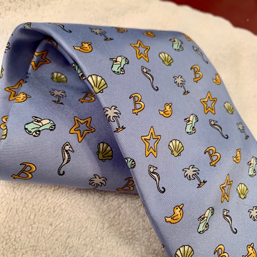 BMW Baby Racer Tie.  Dealer Sold Item.